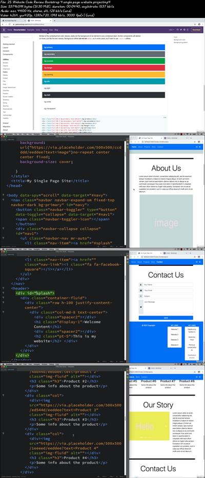 Bootstrap 4 Single Page Website Bootstrap 4