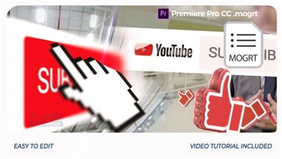 YouTube Opener Premiere Pro Mogrt 25552335