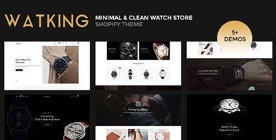 ThemeForest - Watking v1.0.0 - Minimal & Clean Watch Store Shopify Theme - 25635387