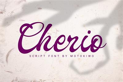 Cherio - Handmade Font