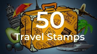 50 Travel Stamps - 23673412