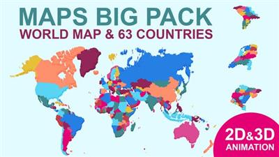 Videohive - Maps Big Pack - 24207754