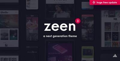 ThemeForest - Zeen v3.5.2 - Next Generation Magazine WordPress Theme - 22709856