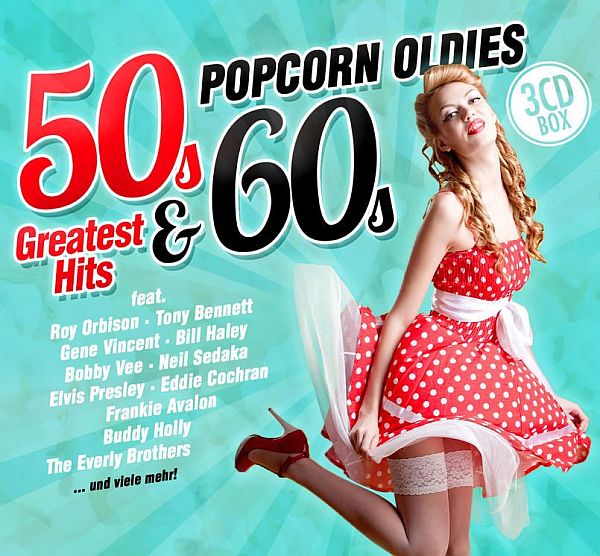 Popcorn Oldies: 50s & 60s Greatest Hits (3CD Box Set) FLAC