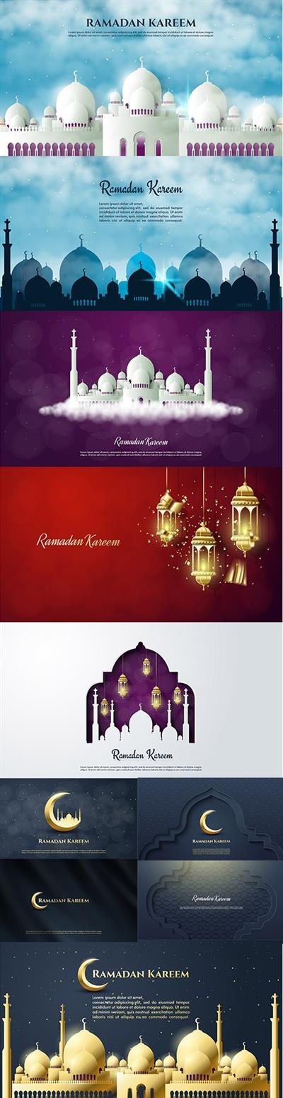 Ramadan Kareem Premium Illustrations Set