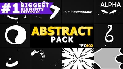 Cartoon Abstract Elements Motion Graphics Pack 23717732