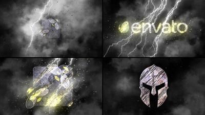 Videohive - Lightning Storm & Damage Logo - 24342209