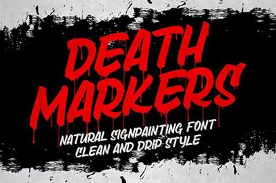Death Markers - Black Font