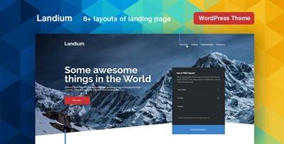 ThemeForest - Landium v2.2.3 - WordPress App Landing Page - 18914504