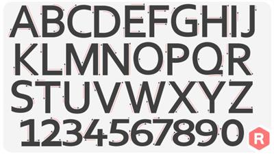 Linear Alphabet 12096502