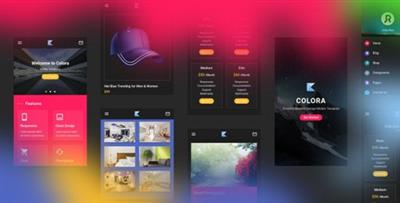 ThemeForest - Colora v1.0 - Colorful Material Design Mobile Template (Update 18 February 20) - 22...