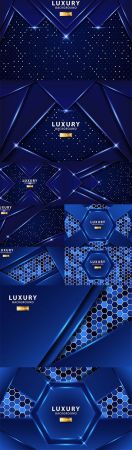 Abstract Blue Background Illustrations