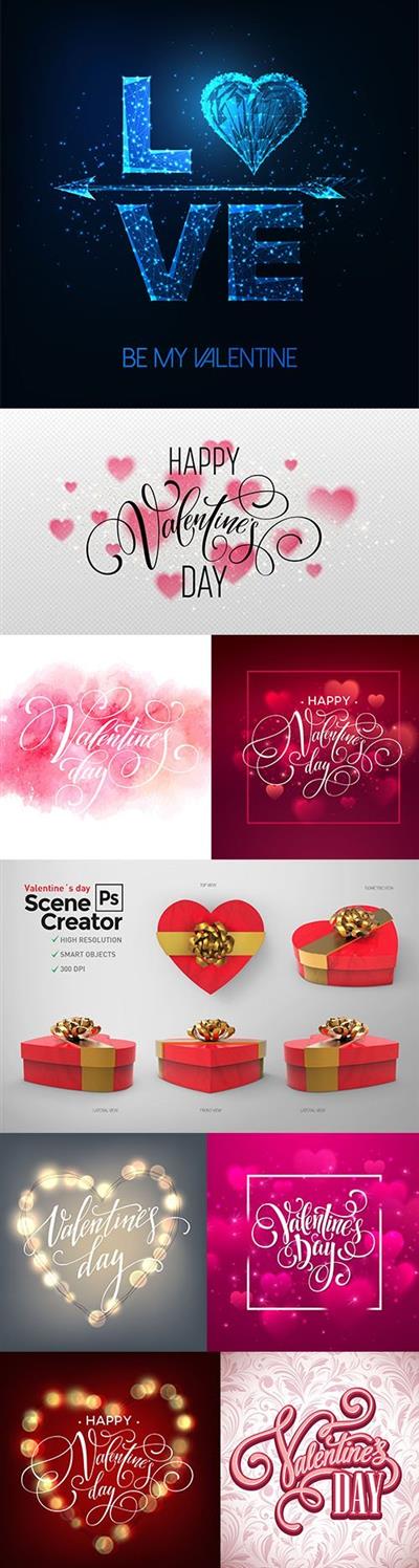 Happy Valentines Day Greeting Card and Bonus Scene Creator