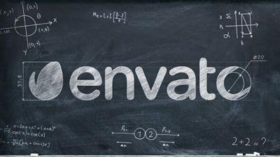 Videohive - Chalkboard Math Logo - 24812955