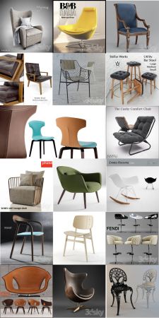 Chair (Furniture)   3D Models   3dSkyPro   Volume 1