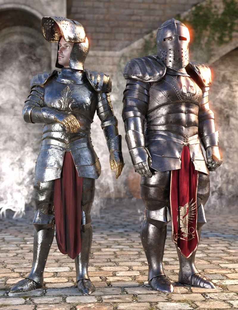 dForce Morphing Fantasy Armor Genesis 8 Male