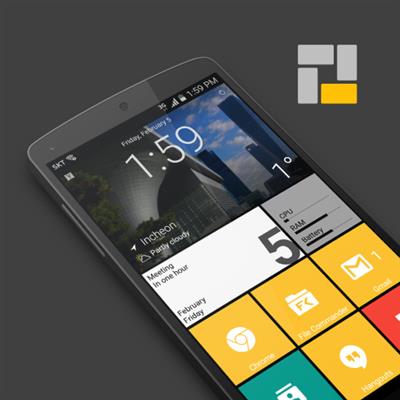 Square Home 3   Launcher: Windows style v2.0.5