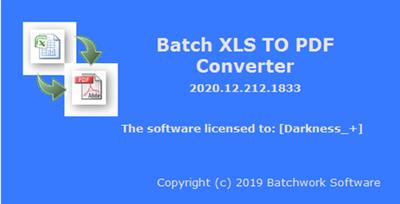 Batch XLS to PDF Converter 2020.12.311.1836