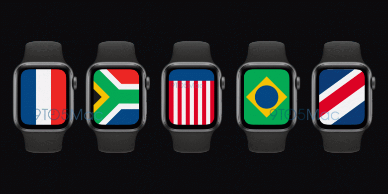 Apple Watch для настоящих патриотов. Циферблат International позволит выбрать в качестве изображения флаг собственной страны