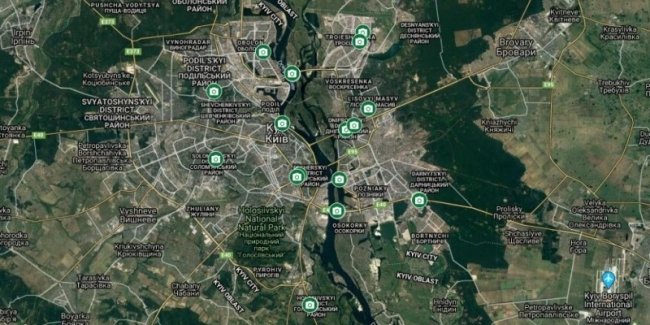 Где в Киеве установлены камеры фотофиксации нарушений ПДД
