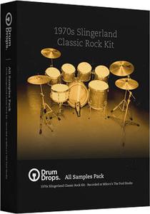 DrumDrops 1970s Slingerland Classic Rock Kit All Samples Pack  MULTiFORMAT