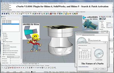 xNurbs V3.0301 Plugin for Rhino and SolidWorks Win