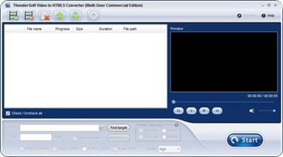 ThunderSoft Video to HTML5 Converter 3.0.0 Portable