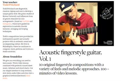 Soundslice - Acoustic fingerstyle guitar Vol. 1 with Todd  Pritchard 32779a3fbf6a08ba486f87e16dbb194d