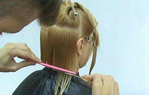 Длинное каре с челкой. Фото брюнетки, блондинки для круглого, овального, треугольного лица