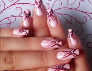 Акварельная роспись на ногтях. Фото, видео-уроки для начинающих