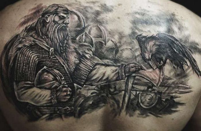 Татуировки для мужчин на плече славянские, кельтские узоры, надписи, со смыслом силы и добра,