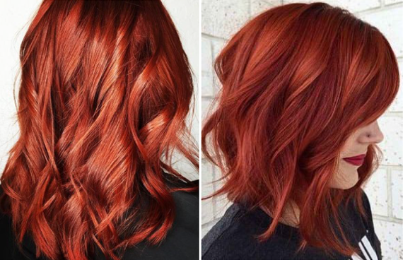 Рыжий цвет волос – фото, кому идет темно, светло, ярко, медно, огненно, русо, каштаново,