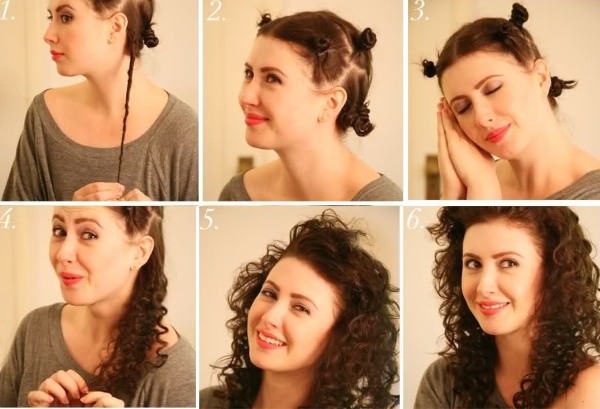 Прически на средние волосы.</div>
<div> Фото женские красивые на каждый день. Инструкции» /></div>
<h2>Греческая стрижка с повязкой</h2>
<p>
Эта прекрасная стрижка идеальна для средней длины волос, особенно вьющихся. Если прямые волосы, то заранее их рекомендуется слегка накрутитьна плойку.
</p>
<blockquote><p>Для создания этой прически потребуется резинка-ободок.</p></blockquote>
<div style=