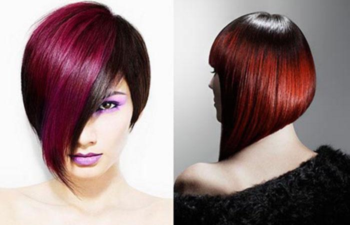 Асимметричные стрижки на средние волосы для женщин. Фото, кому идёт, вид спереди и сзади