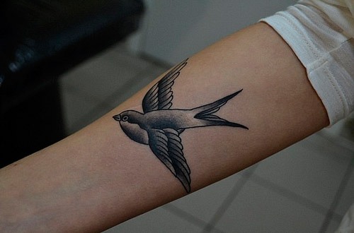 Тату птицы — значение для девушек татуировки орла, сокола, голубя, ласточки, совы, стаи птиц. Фото