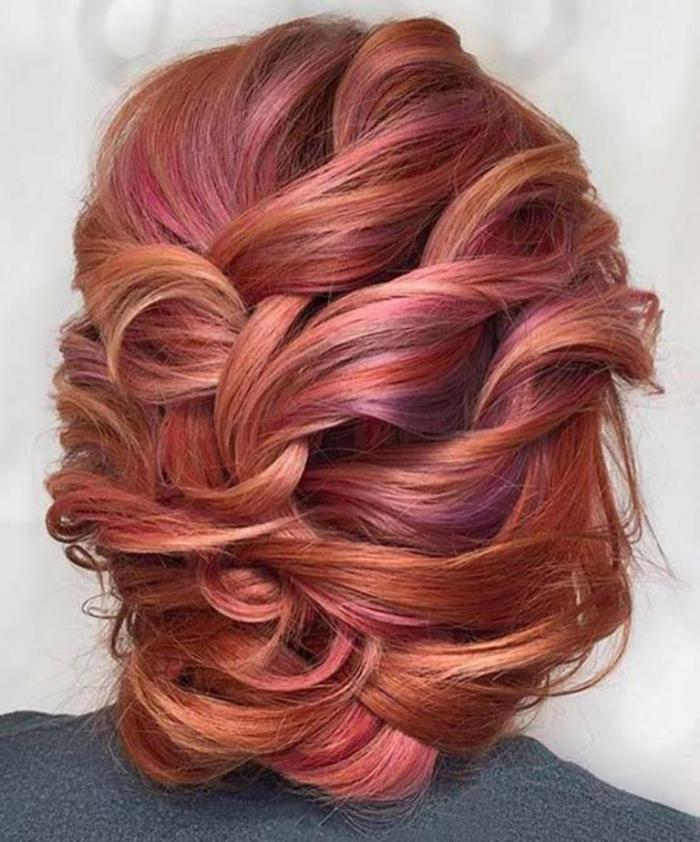 Каштаново-рыжий цвет волос. Фото, лучшие краски, техники окрашивания