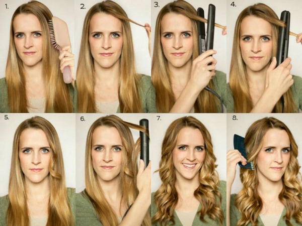 Как сделать красивую прическу на средние волосы быстро
