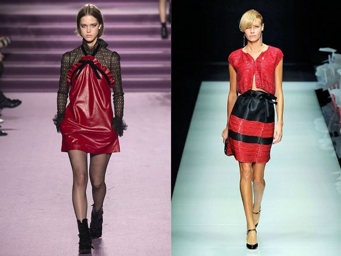 Красный цвет — сочетание с другими цветами в одежде женщины, что означает, с чем носить, кому идет