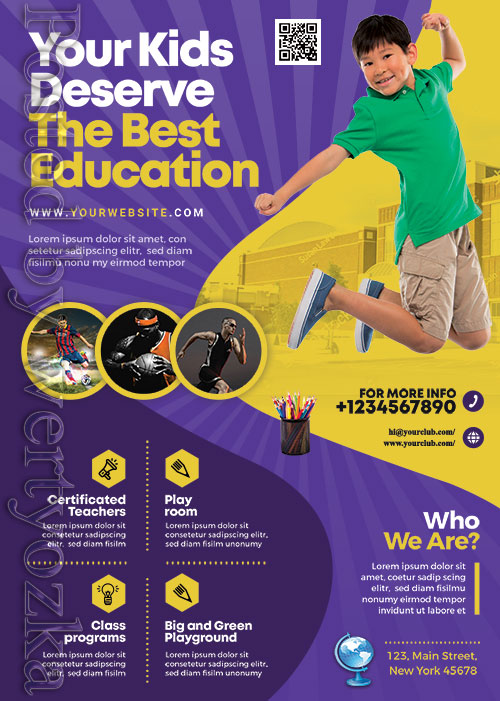 Education Institute - Premium flyer psd template