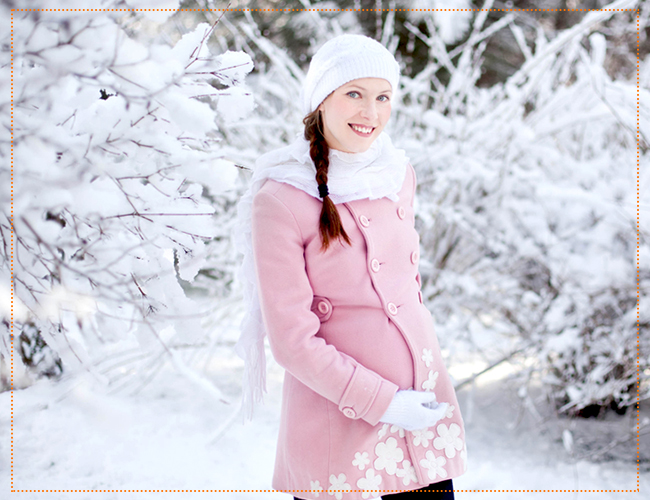 Зимние пуховики для беременных — лучшие модели 2012-2013