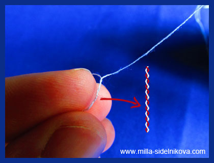 Как сделать узелок на нитке