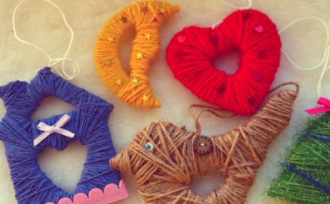 8 Ёлочных игрушек, которые легко сделать из шерстяных ниток