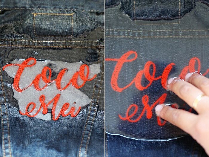 Как украсить джинсовую куртку