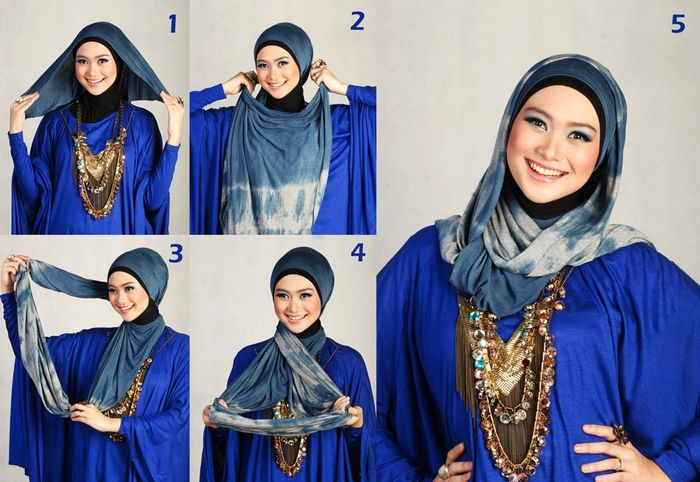 Как завязать платок по-мусульмански на голове