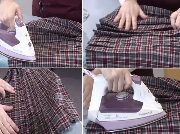 Как гладить плиссированную юбку из шифона