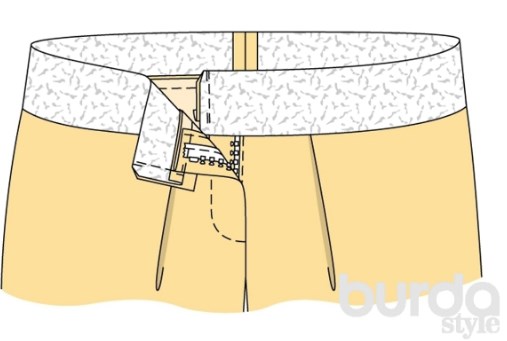 Выкройка юбки-шорты