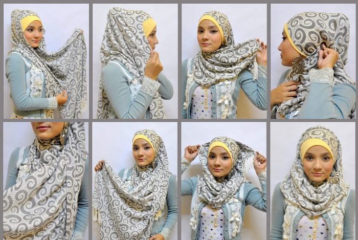 Как завязать платок по-мусульмански на голове