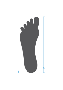 Таблица размеров кроссовок