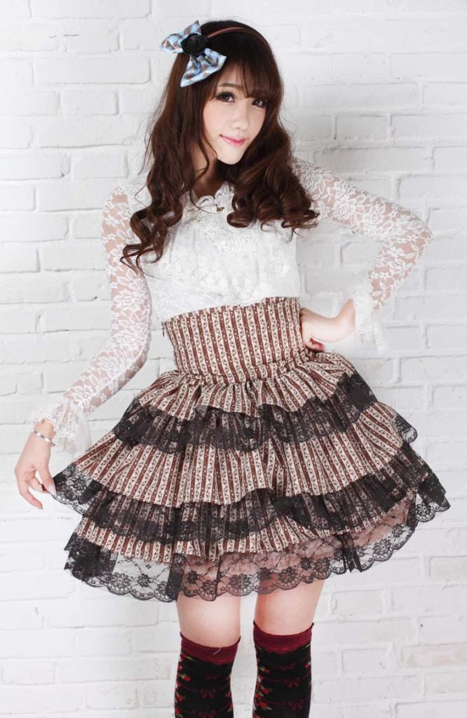 Странная японская мода. неординарные юбки японок
