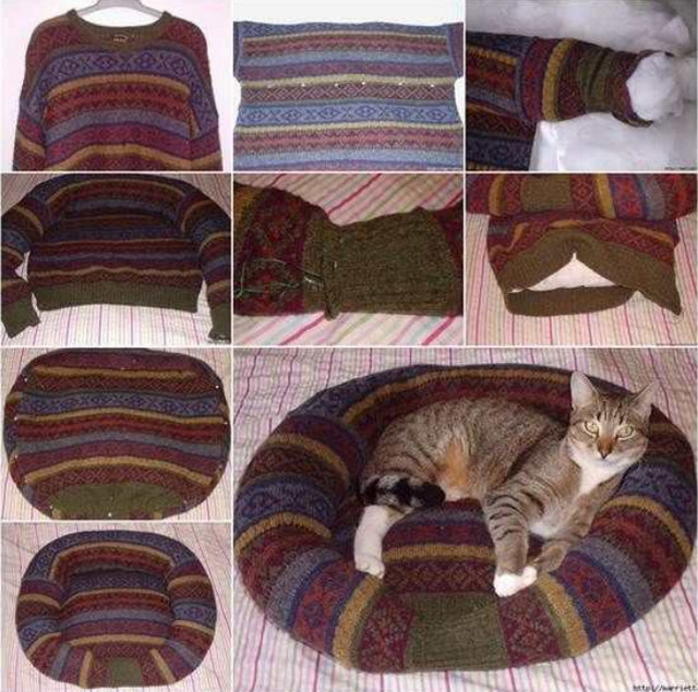 Что можно сделать из старого свитера